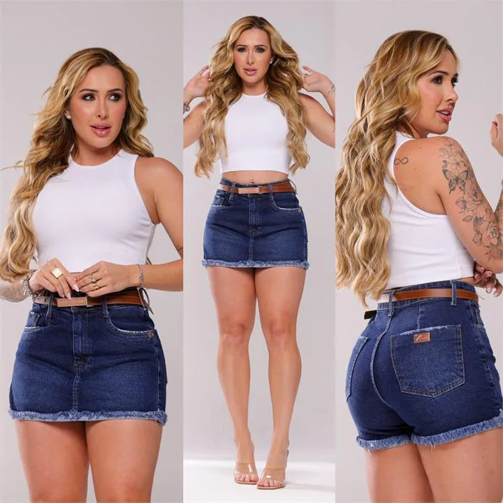 Short Saia Premium com Cinto