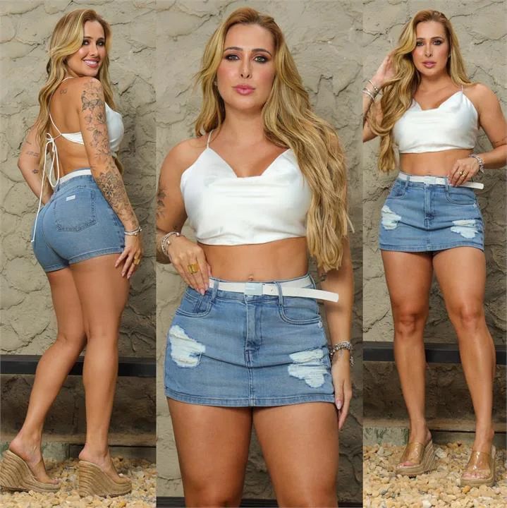 Short Saia (Com Cinto)