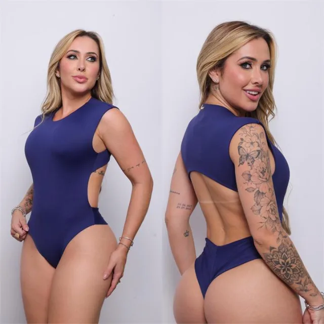Body Mila Azul Marinho