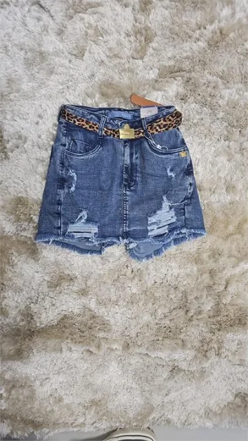 Short Saia com Cinto