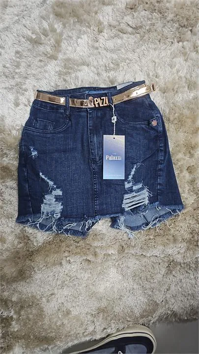 Short Saia com Cinto
