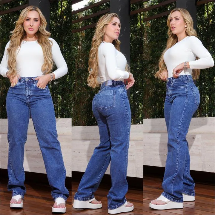 Calça Wide Leg Premium (Com Elastano)