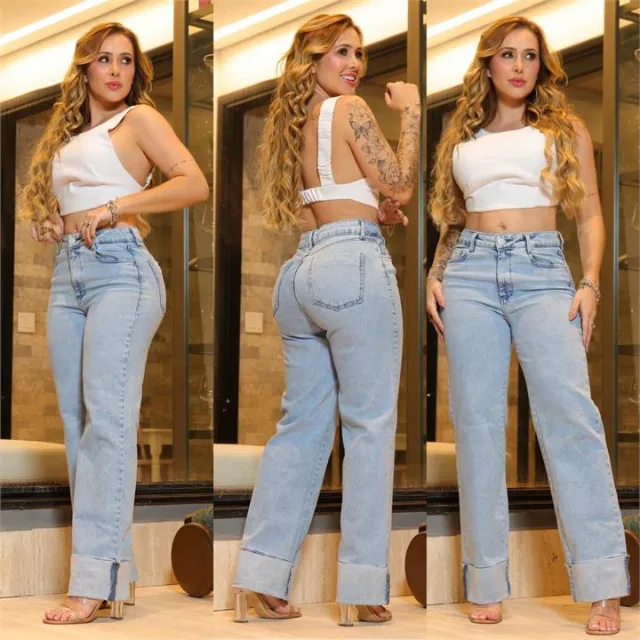 Calça Wide Leg Premium