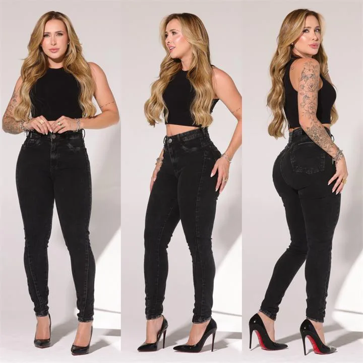 Calça Skinny Premium com Recorte