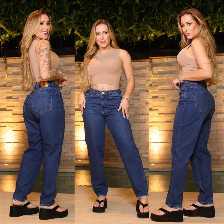 Calça Mom (Sem Elastano)