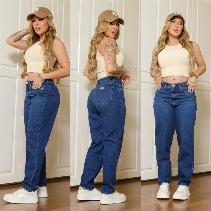 Calça Mom (Sem Elastano)