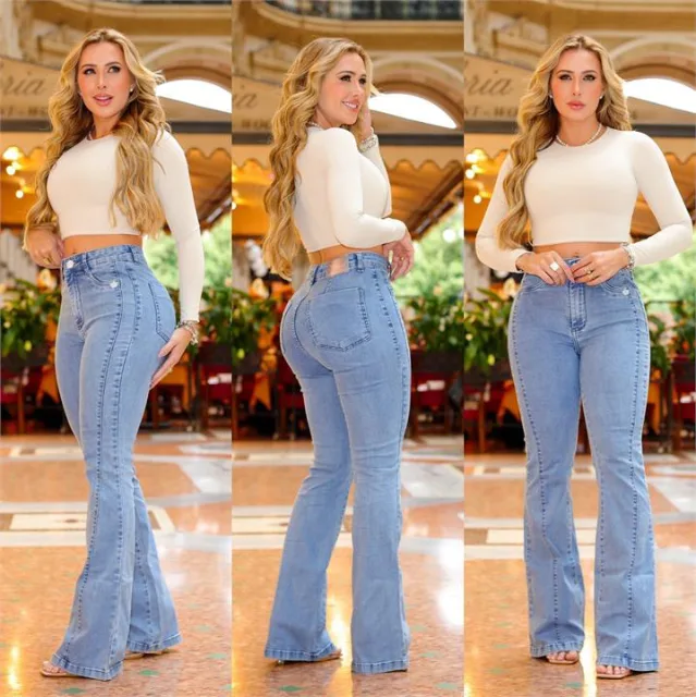 Calça Flare com Recorte